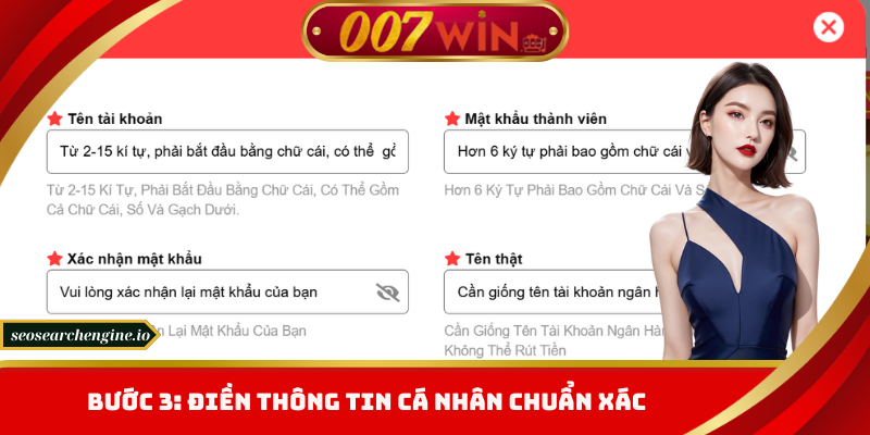 Đăng Ký 007win - Kích Hoạt Tài Khoản, Nhận Quà Liền Tay